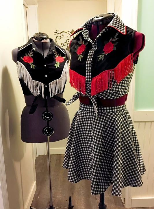 Custom Basic 2 piece Western Playsuit Made to Order