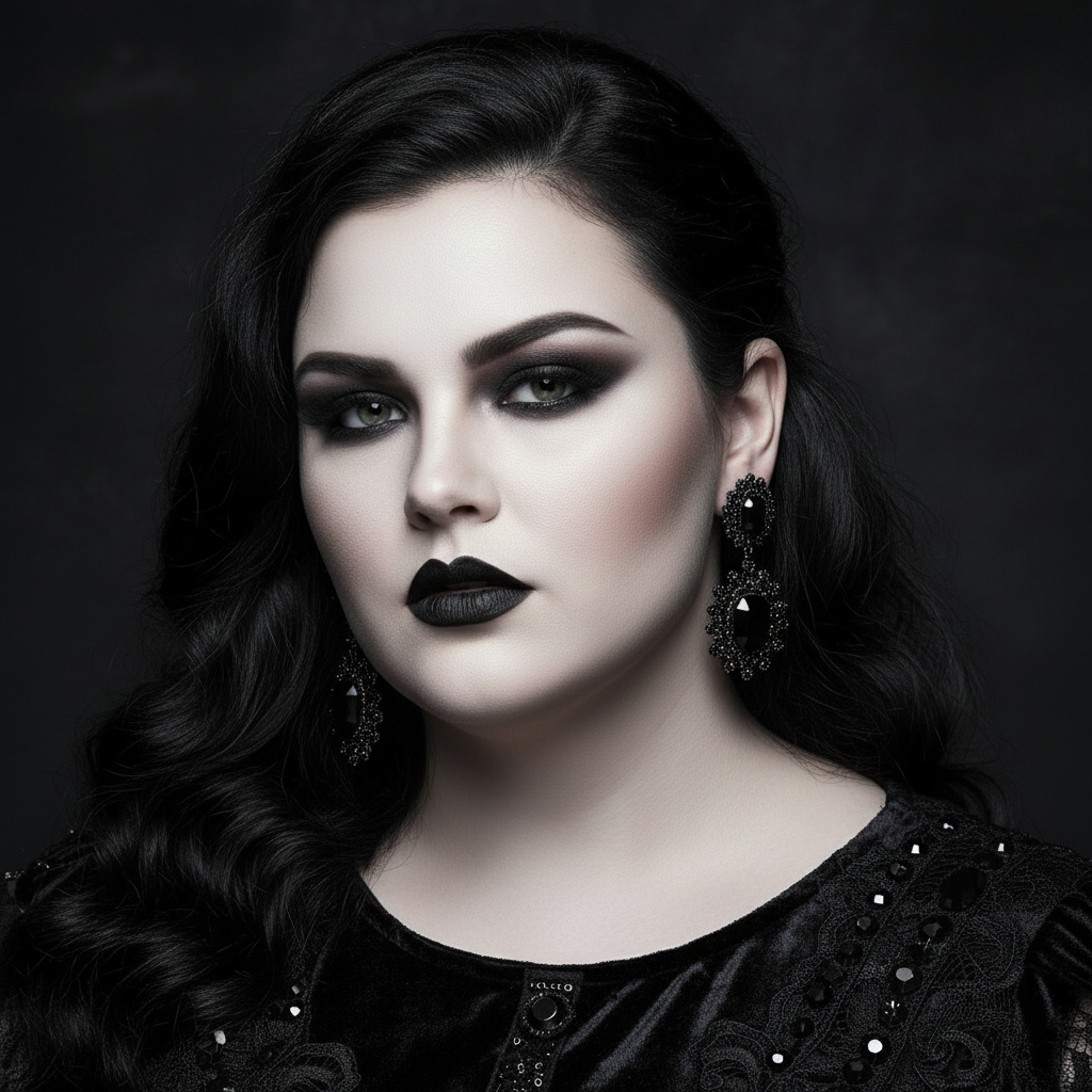 Baroque Crystal Gemstone Cluster Earrings