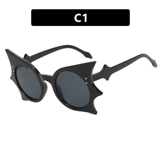 Y2K Gothic Bat Hip Hop Funny Women Butterfly Sunglasses
