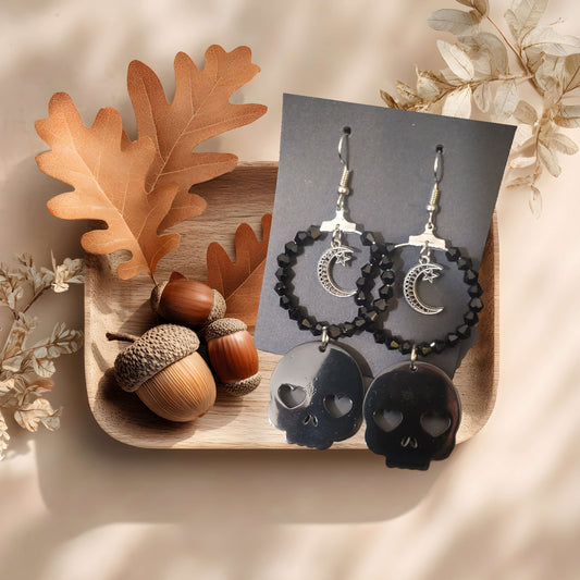 Till Death Do Us Part Hoops: Cute Macabre