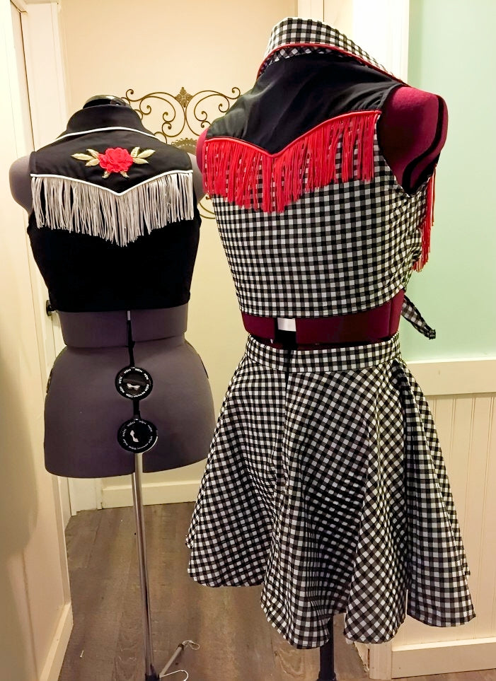 Custom Basic 2 piece Western Playsuit Made to Order