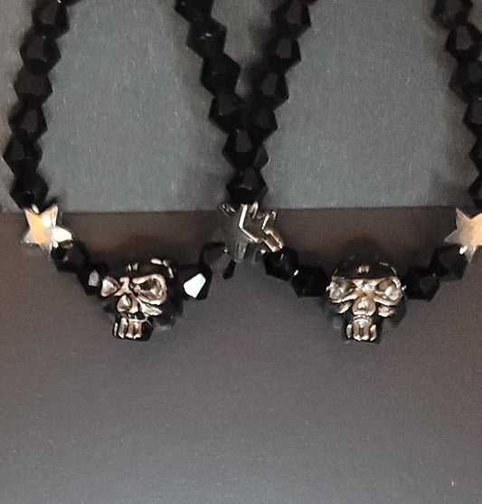 Starlight and Shadow Dangle Earrings