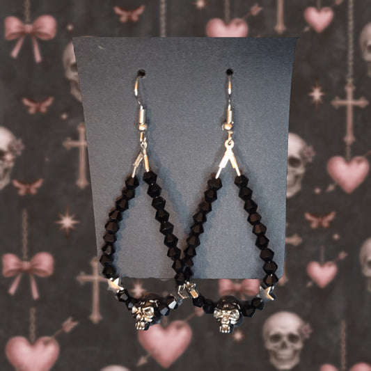 Starlight and Shadow Dangle Earrings
