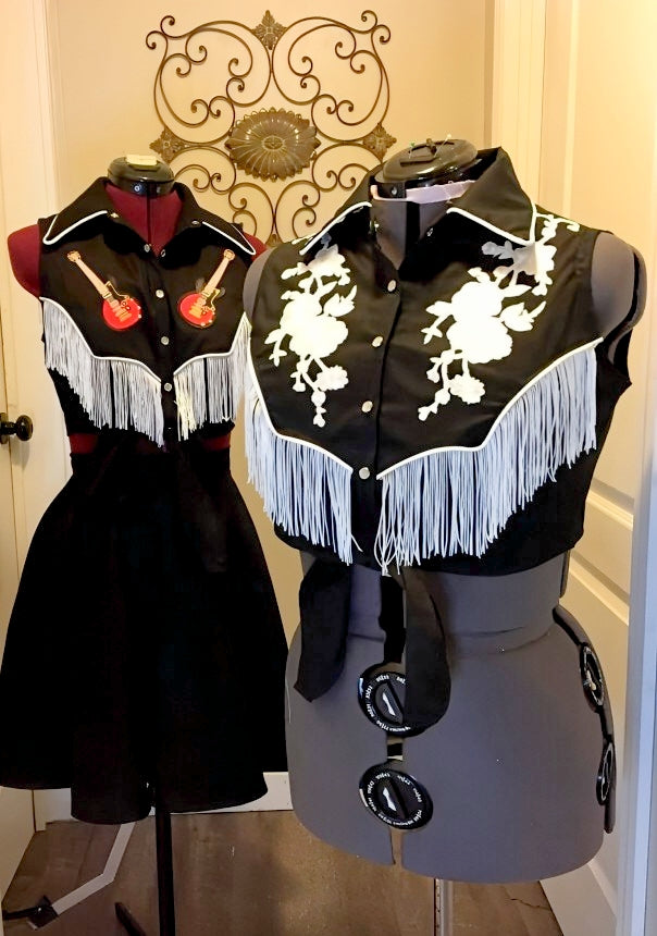 Custom Basic 2 piece Western Playsuit Made to Order