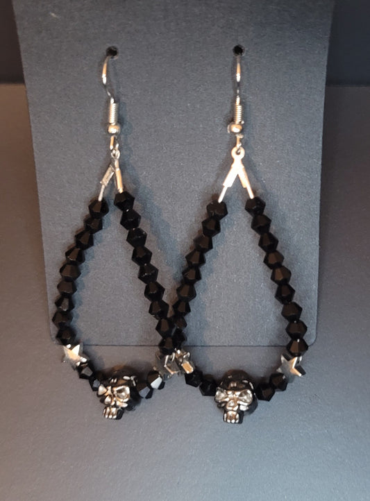 Starlight and Shadow Dangle Earrings
