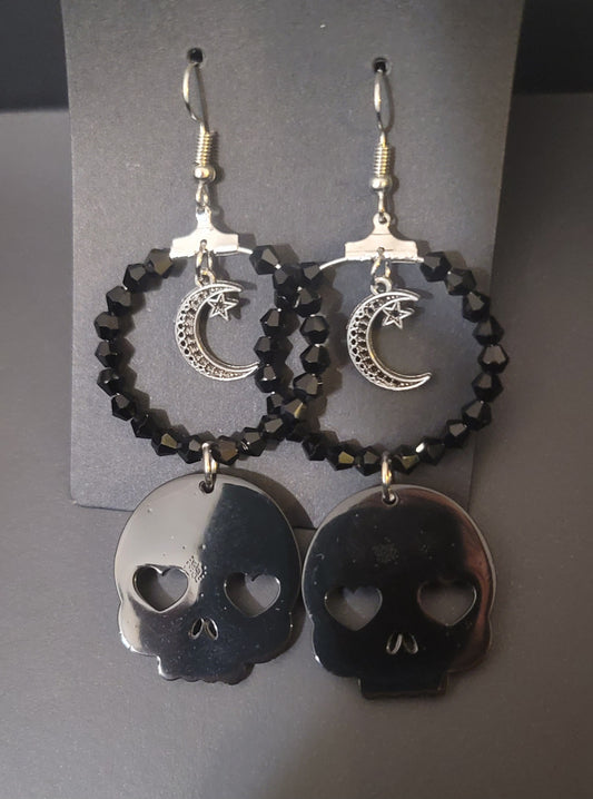 Till Death Do Us Part Hoops: Cute Macabre